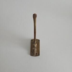 Brass 3 Hook Folding Wall Mount Coat Hat Hook